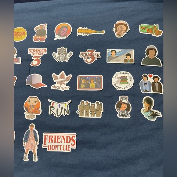 Stranger Things 42 Vinyl Stickers - Picture 2 of 10